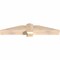 Ekena Millwork Eugene Smooth Timber Gable Bracket, Douglas Fir, 48"W x 8"H x 5 1/2"D x 5 1/2"F, 4/12 Pitch GBW048X08X0606EUG00SDF - alternate 3